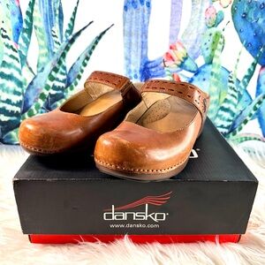 DANSKO LEATHER CLOGS